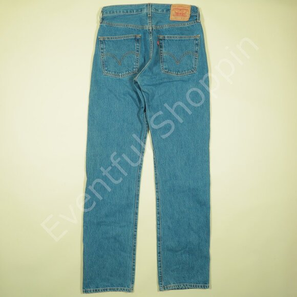 Vintage Levis 501 Original Fit Jeans Mens 31 Blue Denim 90s - Picture 3 of 9